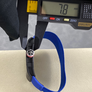 Reloj Mecánico Tourbillon Ultrafino de Fibra de Carbono, Estilo Hip Hop RM, Reloj de Cuarzo con Esqueleto Tonneau, Correa de Nailon - Product Image 5