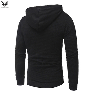 Impression de logo personnalisé, haute qualité, OEM, séchage rapide, respirant, meilleur prix de gros, sweat à capuche uni à manches longues pour homme - Product Image 6