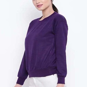 Sudadera diaria para mujer, tejido de algodón, manga larga, material transpirable, diseño sencillo, perfecta para el uso diario - Product Image 4