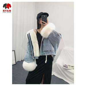 Ryan Pro Gear <b>Customized</b> <b>Denim</b> <b>Jacket</b> For Women Breathable and Comfortable Fabric with <b>Customized</b> Logo OEM Design - Product Image 3