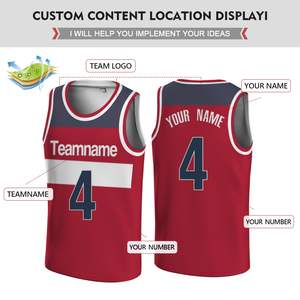 Achetez des maillots de basket-ball de haute qualité à séchage rapide, sublimés et personnalisés pour l'entraînement, les matchs et les événements sportifs. - Product Image 3