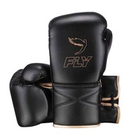Sarung Tangan MMA Model Terbaru Set Latihan Tinju Custom Hitam Emas Kulit Asli Berkualitas Tinggi 12 oz Penutup Tali Anti Air