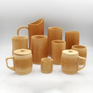 แก้วกาแฟไม้ไผ่ทำมือ พิมพ์โลโก้ตามสั่ง ขายส่ง สำหรับดื่ม - Product Image 5