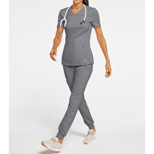 Joggers <b>scrub</b> <b>set</b> Hospital Use <b>Scrub</b> Nursing Uniform <b>Sets</b> for Men Wholesale Custom logo Medical <b>Scrub</b> Uniform With Pockets - Product Image 1