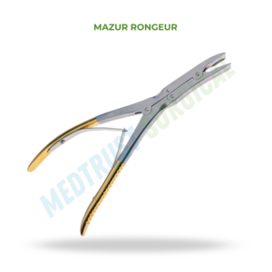 Mazur Rongeur, Instrumento Quirúrgico de Columna Vertebral para Neurocirugía, Herramienta Ortopédica para Corte Óseo - Product Image 2