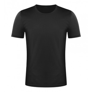 T-shirt à manches courtes, col rond, respirant et anti-transpiration, broderie personnalisée avec logo, prix usine Chine-Bangladesh. - Product Image 5