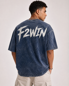เสื้อยืดคอกลมผู้ชายทรงโอเวอร์ไซส์ รุ่นยอดนิยม Force 2 Win ผ้าคอตตอน 100% ระบายอากาศได้ดี สไตล์ลำลอง ความยาวปกติ สีพื้น ย้อมแบบเรียบง่าย ผลิตตามแบบ OEM ปี 2026 - Product Image 5