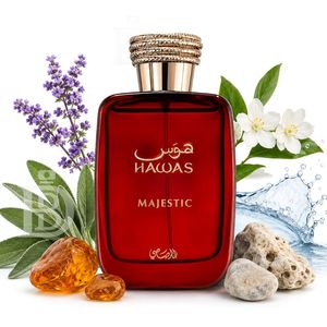Perfume HAWAS MAJESTIC 100ml de RASASI Original Dubai, Eau de Parfum Árabe de Larga Duración para Hombre y Mujer - Product Image 3