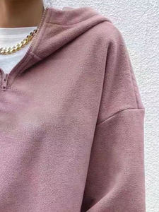 Premium Fabric Fleece <b>Hoodie</b> <b>for</b> <b>Women</b> Custom Logo Front Pullover Embroidered Winter Autumn Knitwear Casual Style Hooded - Product Image 6