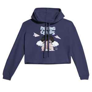 Sweat à capuche pour femme, bleu marine, manches longues, imprimé graphique anime, 100% coton molletonné, décontracté, hiver - Product Image 1