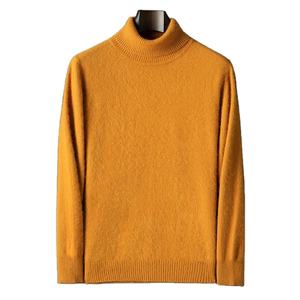 New <b>Turtleneck</b> Sweater Casual <b>Men's</b> Rollneck Knitted Sweater Keep Warm <b>Men</b> Jumper Woolen Sweater - Product Image 3