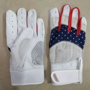 Aegis OEM Baseball Batting Gloves Leather Durable Anti-Slip Flexible <b>Hook</b> Loop Closure Lightweight Breathable Left Hand Adult - Product Image 6