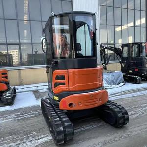 High Efficiency 3 Ton Used Yellow Digger with Low Fuel Consumption and Reinforced Tracks for Commercial Site Projects - Product Image 1