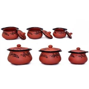 ชุดอาหารเย็นทำมือจากดินเผาพร้อมฝาปิด ลายต้นไม้ ใช้แล้วทิ้ง พกพาสะดวก เป็นมิตรกับสิ่งแวดล้อม - Product Image 2