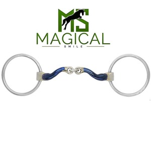 High Quality Custom Made Horse Bomber Loose Ring McHardy Link Stainless Steel Ring Horse Sweet <b>Iron</b> Bits - Product Image 3