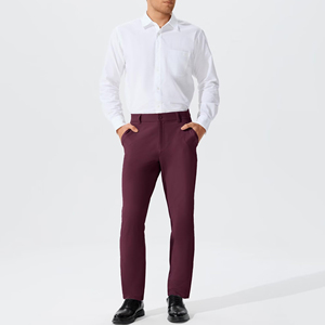 <b>Men's</b> 4 Way Stretch Golf <b>Pants</b> Solid Color With Drawstring Waist Breathable <b>Sweat</b> Wicking Golf <b>Pants</b> <b>For</b> <b>Men's</b> - Product Image 2