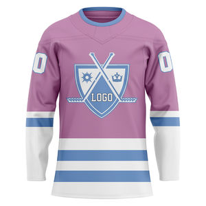 Jersey de Hockey sobre Hielo Personalizado, Transpirable, con Logotipo del Equipo Bordado, Impresión por Sublimación, Venta al Por Mayor OEM 2026 - Product Image 1