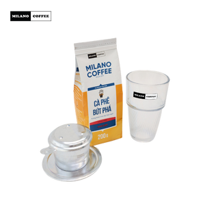 Milano <b>Coffee</b> Vietnam but Pha Series High Roast Excelsa Bitter High Quality Ground <b>Coffee</b> 0.2kg Pack - Product Image 4