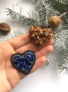 Broche de Lujo Hecho a Mano con Bordado y Cuentas para Mujer, Accesorios de Moda - Product Image 4