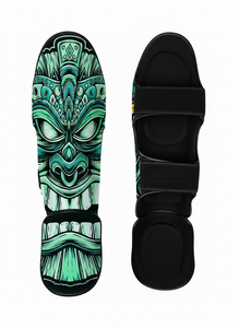 Espinilleras de Muay Thai y Kickboxing de Diseño Nuevo y Calidad Premium, Equipo de Entrenamiento de Artes Marciales de Cuero PU, Espinilleras para Ejercicio - Product Image 6