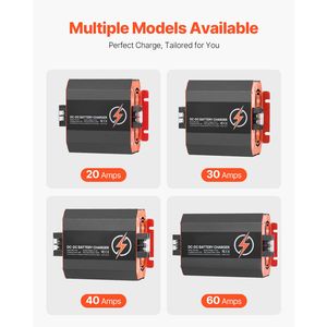 Caricabatterie DC-DC Intelligente 12V 40A 500W per Batterie al Piombo-Acido, Litio, AGM, GEL e a Elettroliti Liquidi - Product Image 3