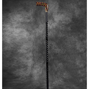 Bâton de randonnée en bois durable pour les excursions de camping, finition naturelle, bâton de marche en bois avec embout en caoutchouc - Product Image 5