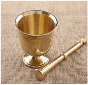 Shiny Polish Stainless Steel Mortar Pestle Set Ayurveda Grinder Manual Durable Kitchen Tool Excellent Quality Food Grade - Product Image 1