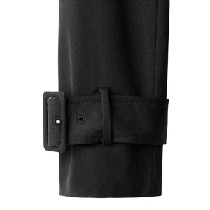 New Fashion Waterproof Embroidered Trench <b>Coat</b> British Style Long Sleeve Long Length <b>Women</b> Winter <b>Belted</b> <b>Coat</b> Polyester Lining - Product Image 6