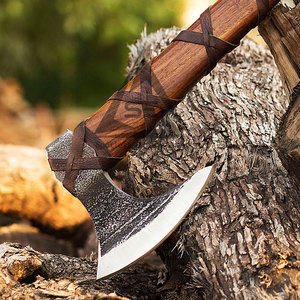 Service OEM, faible MOQ, Hache à barbe à manche en bois, modèle 2026, nouvelle collection, très vendue - Product Image 6