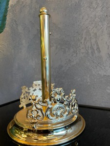 Silver Finished Premium <b>Paper</b> Towel Holder Suitable For <b>Kitchen</b> Also Useful In Office Washrooms And Commercial Spaces From India - Product Image 4