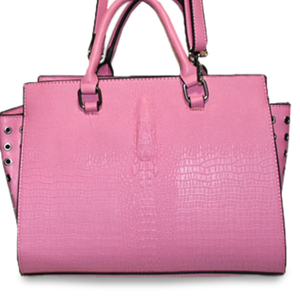 Sac à main en cuir rose AKA, élégant, avec poignée supérieure, sac bandoulière, sac fourre-tout tendance pour femmes, usage quotidien - Product Image 2