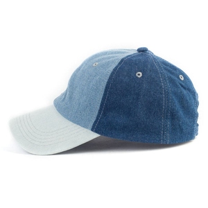 Gorra de mezclilla vintage ajustable sin estructura, impermeable, deportiva, lavada, de tejido grueso, con abertura para cola de caballo, unisex, para exteriores. - Product Image 2