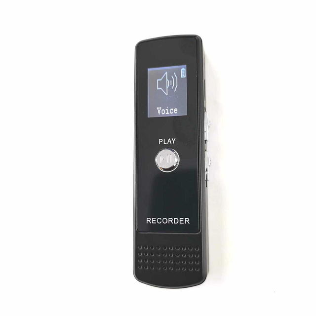 Modern Digital Voice Recorder Noise Reduction, One-Key Operation, 8GB Portable Audio Recorder for Students & Business Meetings