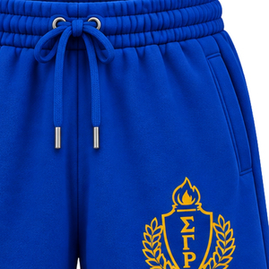 กางเกงขาสั้นผ้าฟลีซนุ่มสำหรับผู้หญิง Sigma Gamma Rho แบบกำหนดเองพร้อมตัวอักษรกรีก กางเกงกีฬาสำหรับชมรมนักเรียนหญิง กางเกงลำลองสำหรับพักผ่อน ชุดกีฬาออกกำลังกาย - Product Image 3