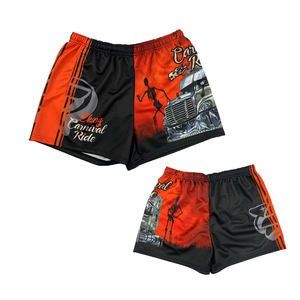 Pantalones Cortos Deportivos Casuales de Malla Sublimada con Gráficos de Rodeo para Hombre, Estilo Vaquero Occidental, con Bolsillos - Product Image 3