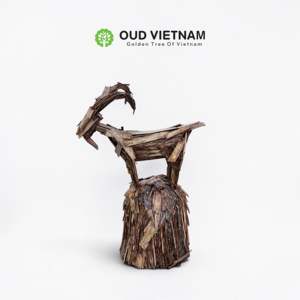 Handgefertigte Vietnamesische Agarholz-Gazelle-Figur AGF für Heimdekoration und Geschenkverkauf - Product Image 6
