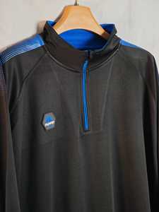 Sweat-shirt à col demi-zippé à manches longues pour homme PUFFIN SPORTS, personnalisé, séchage rapide, respirant, coupe classique, pour le printemps et l'automne - Product Image 3
