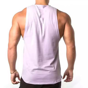 Custom Logo Solid Color Durable Material <b>Men</b> <b>Singlets</b> Breathable Factory Direct Sales <b>Men</b> <b>Singlets</b> - Product Image 2
