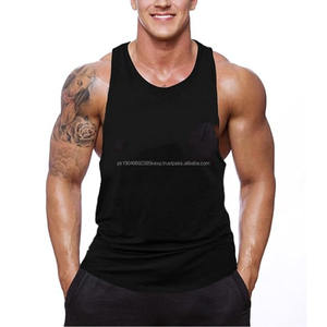 <b>Men</b> Tank <b>Top</b> Plus Size Breathable Summer Polyester Gym Singlet Sleeveless Sublimation Print Knitted - Product Image 1