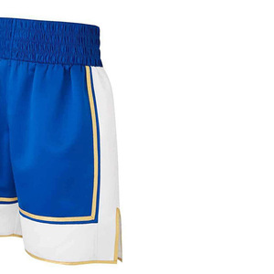 Pantalones Cortos de Boxeo para Hombre, Color Azul, Blanco y Dorado, Transpirables, Ligeros, de Secado Rápido, Ajuste Holgado, para Adultos, Artes Marciales - Product Image 5