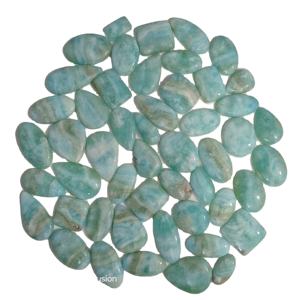 Cabochon en Agate Bleue 100% Naturelle, Pierre Précieuse Non Montée pour la Fabrication de Bijoux, Haute Qualité, Certifié par un Certificat Tierce Partie, 20-45mm, Prix de Gros - Product Image 2