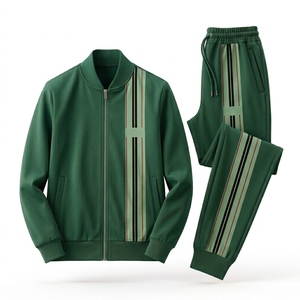 Ensemble de survêtement léger pour homme à prix raisonnable, haute qualité, manches longues, séchage rapide, 2 pièces, avec logo et couleur personnalisés - Product Image 5