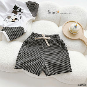 Conjuntos informales de verano listos para enviar, conjunto de ropa de 2 uds para niños, trajes surtidos para niños, camiseta y pantalones cortos, ropa para niños pequeños - Product Image 5