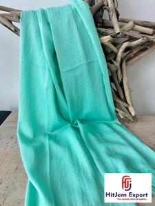 Breathable Lightweight <b>Scarf</b> Textile Mill Cotton Viscose Polyester Blend Custom Color Bulk B2B Manufacturing - Product Image 5