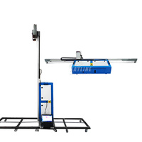 Impresora de suelo de pared Vertical 3D de alta calidad 2 en 1 con cabezal de impresión TX800 tinta UV máquina de impresión de pared interior y exterior