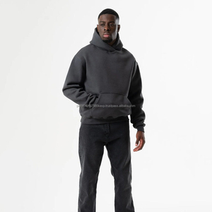 Sudadera con Capucha Premium 100% Algodón para Hombre, Ropa Urbana Personalizada de Alta Calidad, Felpa Térmica Extra Grande para Invierno - Product Image 4