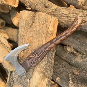 Hacha Vikinga de Alta Calidad, Diseño Industrial, Hoja de Acero con Alto Contenido de Carbono, Mango de Madera de Fresno, para Uso en Exteriores - Product Image 3