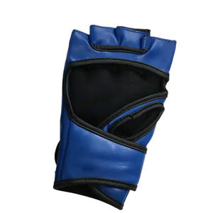 Gants de MMA à sangle de poignet réglable antidérapante, design unique bleu et noir, différentes tailles, modèle 2026, best-seller, vente en gros - Product Image 6