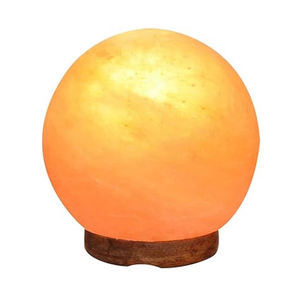 Lámpara de Sal Rosa Natural al por Mayor OEM, Diseño de Esfera Tallada para Decoración de Hogar, Oficina, SPA y Bienestar, Artesanía Natural - Product Image 5