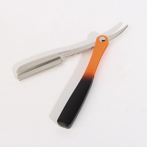 Navaja de Afeitar Desechable de Acero Inoxidable con Hoja Única y Mango de Plástico Recubierto de Platino para Uso en Salón y Cuidado Personal - Product Image 4